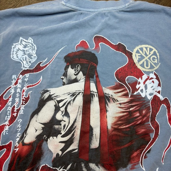 Street Fighter Ryu Darc Sport Men’s L Oversized Tee Noble Dragon 819/1000 Capcom - Picture 2 of 6